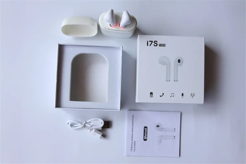 고품질 i12 l i7s TWS 무선 헤드폰 블루투스 이어폰 스테레오 이어 버드 헤드셋, IOS 안드로이드 전화용 충전 박스 포함