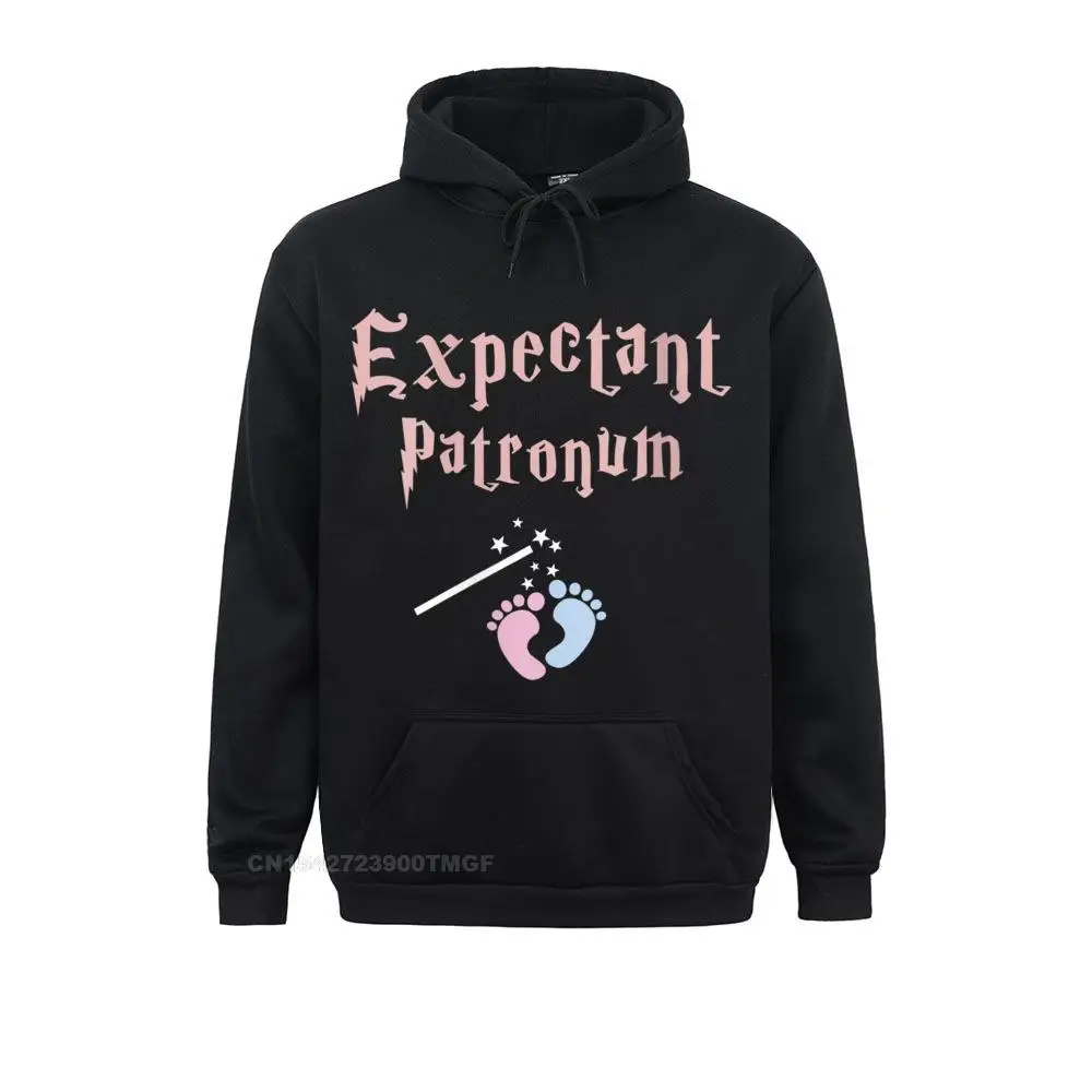 Womens Expectant Patronum Funny Mom Pregnancy Announcement Streetwear Hoodie For Men Party Hoodies Long Sleeve Rife Clothes