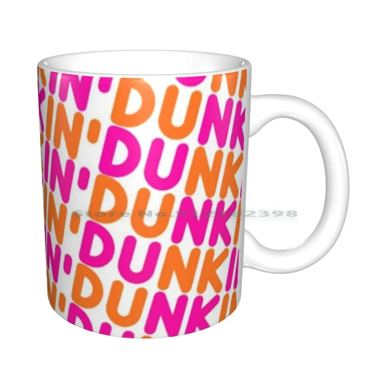 Dunkin Donuts Inspired Font Ceramic Mugs Coffee Cups Milk Tea Mug Dunkin Donuts Charli Damelio Dunkin Donuts Donut Dunkin