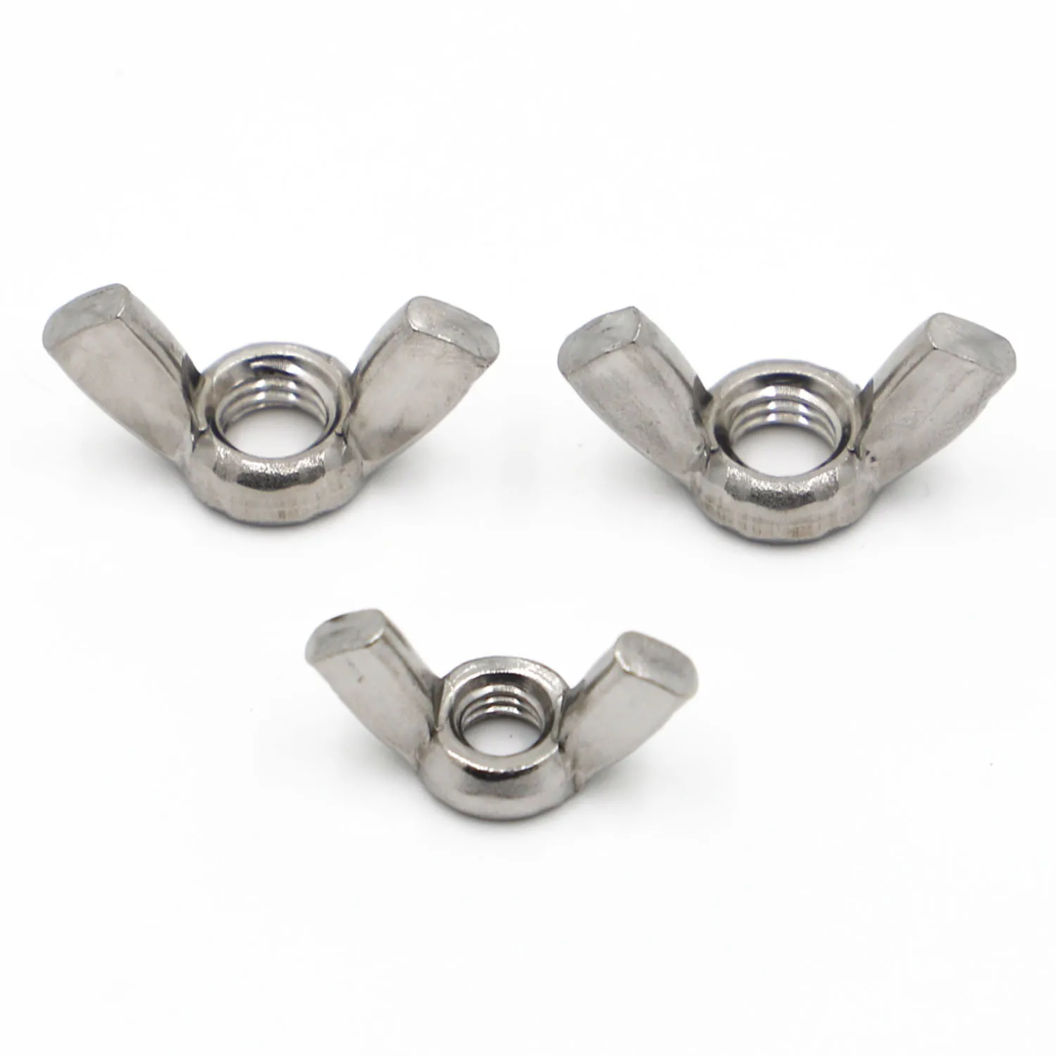 

DIN315 304 Stainless Steel Hand Tighten Nut Butterfly Nuts Wing Nuts M3 M4 M5 M6 M8 M10 M12