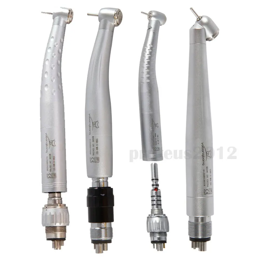 

Dental Standard/Large Head High Speed Handpiece LED Fiber Optic Air Turbine Quick Coupler 4/6Holes Fit Kavo Nsk Tools