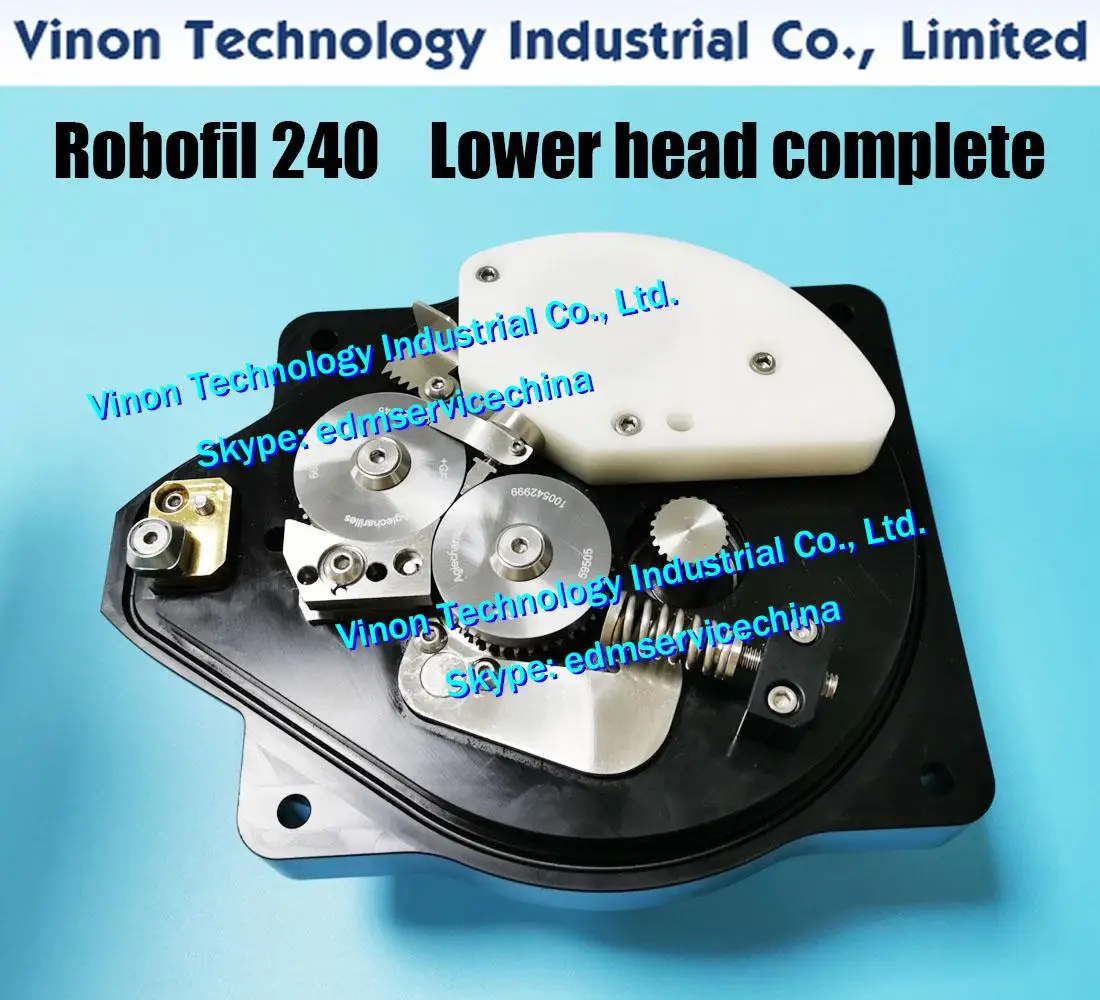 (1 Set) Robofil 240 Lower Head Set for Charmille s 230F,240,330F,440 series wedm machines. 204629240 edm wear parts 204629240N