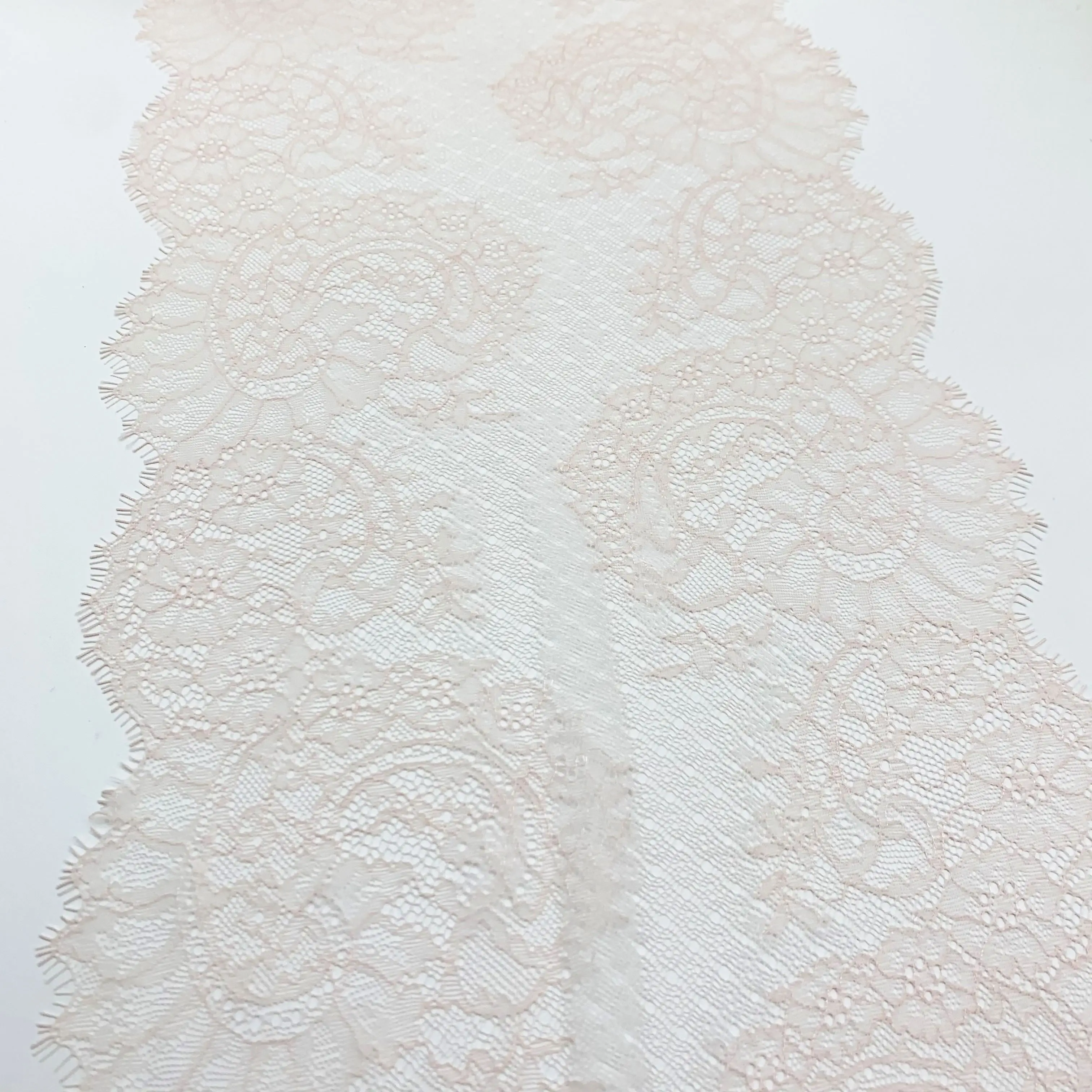 3 M/lot 1.50M/pc Width 27.50-32.50cm 13 color Eyelash Lace Trim Foil No-Elastic Shimmer Glitter Trimming Garment Dress Accessory