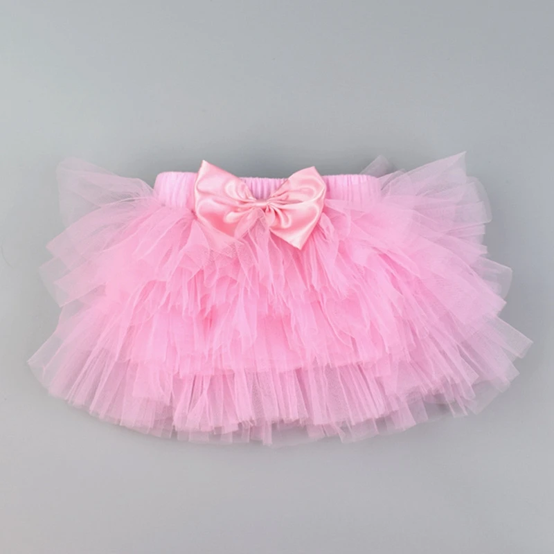 Newborn Baby Girl Tutu Skirt Mini Tulle Candy Color Infantil Menina Kids Princess Pettiskirt Children Clothing 0-2Y