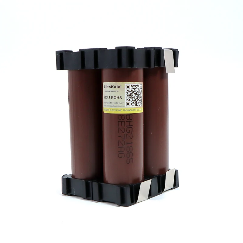 Liitokala 5v/7.4v 18650 HG2 2S1P 3000mah 2s2p 6000 2600mah 20アンペアワイヤレスドライバー電池溶接バッテリーパック