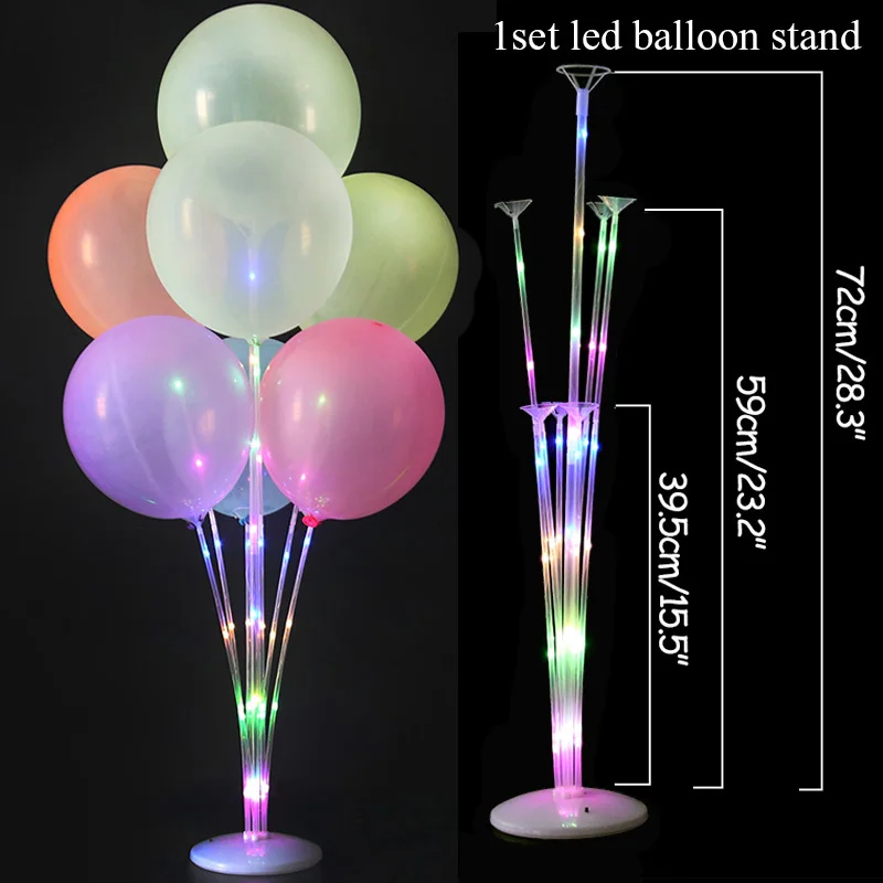 Weigao 7/10 Buis Ballon Stand Verjaardag Ballonnen Boog Stok Houder Bruiloft Decor Ballon Globos Verjaardagsfeestje Decoraties Kids