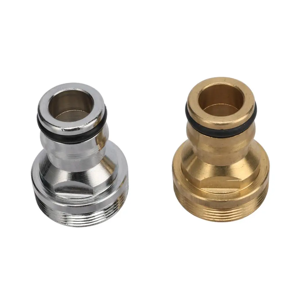 2PCS M22 M24 Thread Hose Water Tube Connector Tap Snap Adaptor Fitting Garden Quick Connector Kitchen Basin Faucet Adapter