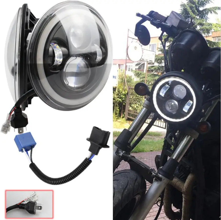 LED Motorbike Auxiliary HeadLights 5.75