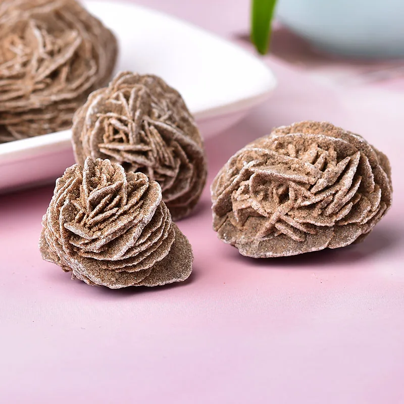 Wholesale Natural Moroccan Desert Rose Raw Stone Mineral Specimen Mineral Decoration Home Decoration Collection Gifts