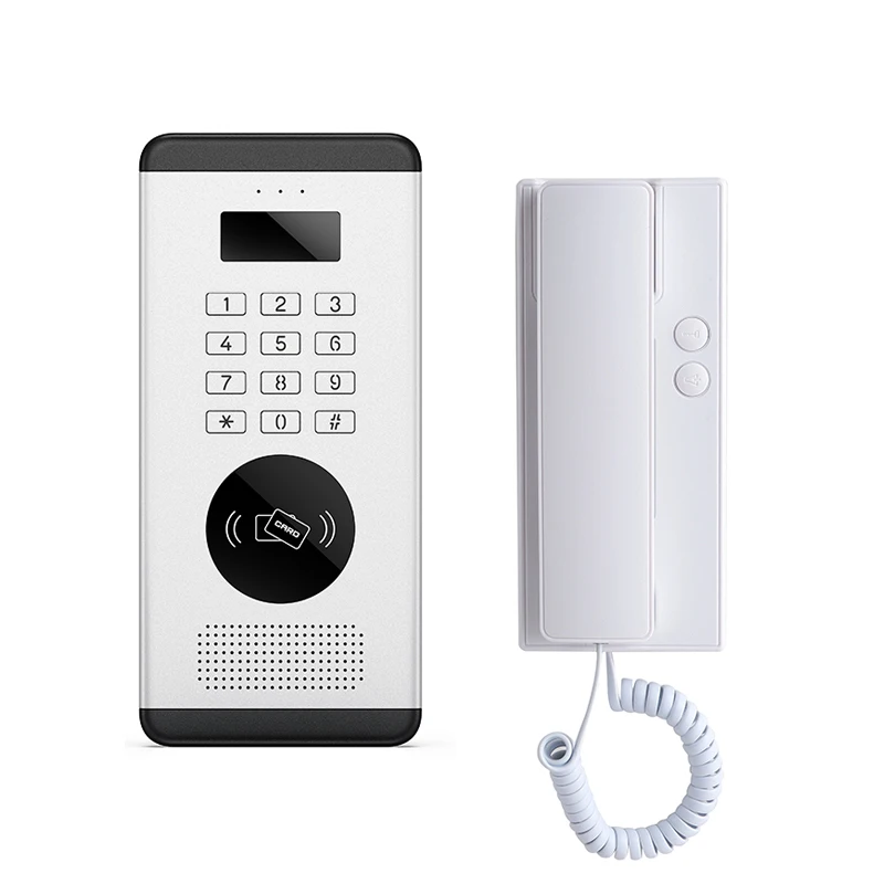 Joytimer Interphone Audio Work With Multi Apartment Intercom With RFID Card Access Keypad For Password Unlock