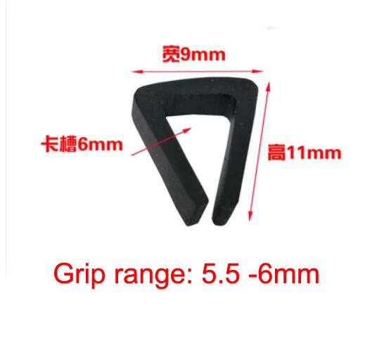 

1 Meter U Channel EPDM Moulding Trim Strip Edge Guard Rubber Sealing Strip Weatherstrip Car Door Protector