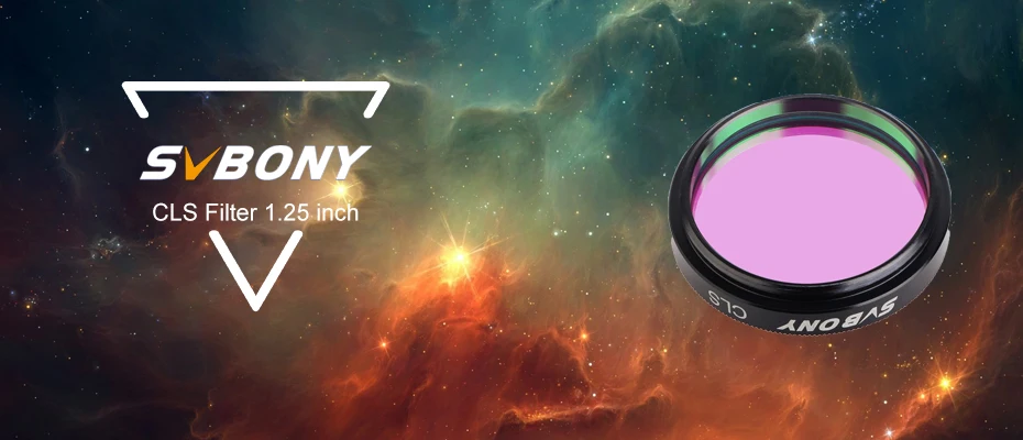 Svbony 1,25''/2'' Breitband-Teleskopfilter für Deep-Sky-Visual-Astronomie Stadtlicht-Reduktionsfilter – Detail 1