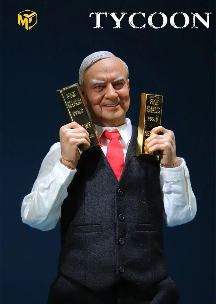 Mcc022 Collection 1/6 Scale Full Set Investment Expert Financial Idol Buffett 12Inch Action Figure Model Best Gift In Stock