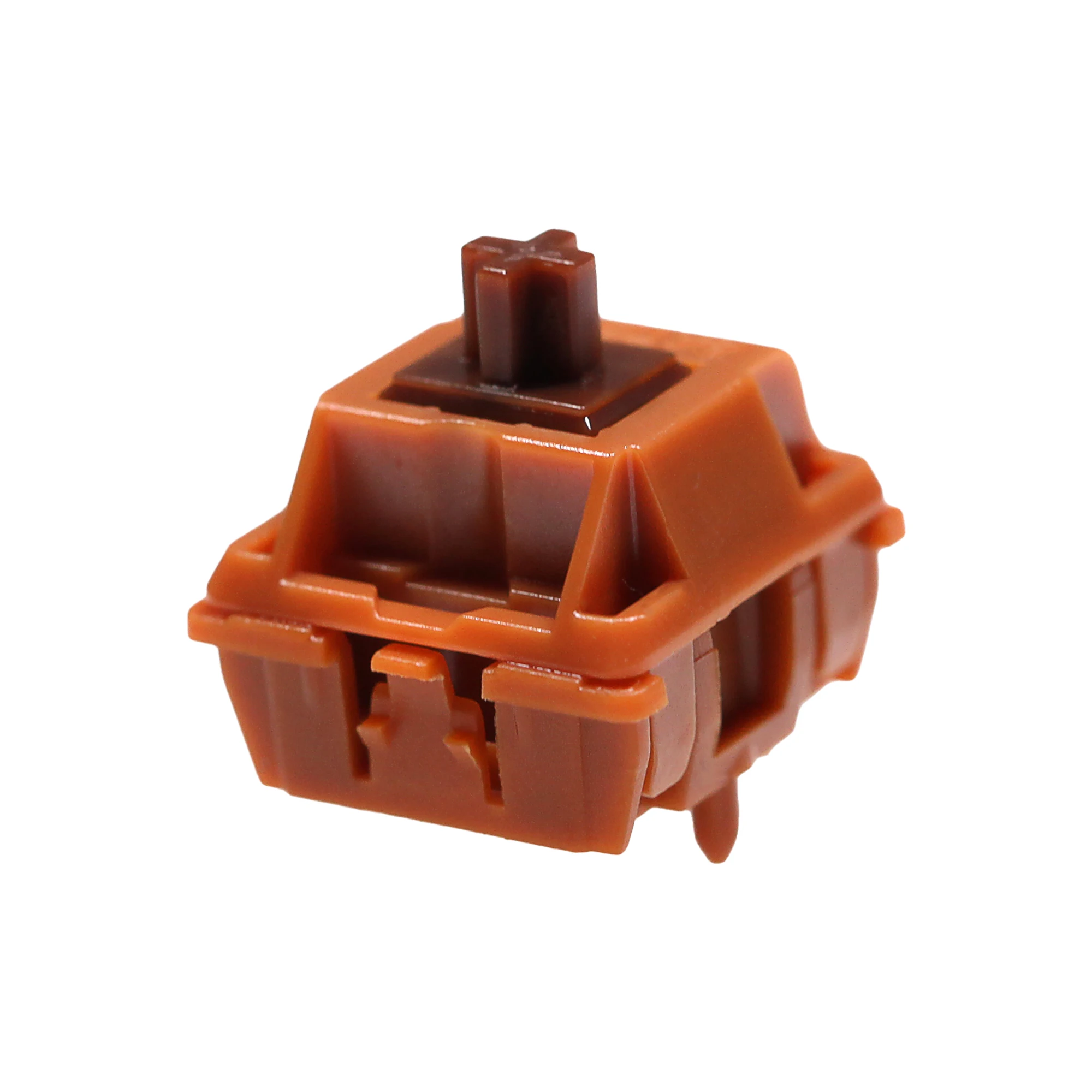 Gateron Cap V2 Ouro Borwn Milky Brown Switch Extras, 5Pin RGB Tátil 55g Mx Stem Switch para Teclado Mecânico, 60m, 35Pcs