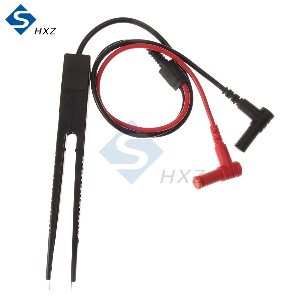 Multimeter SMD SMT Chip Test Clip Lead Probe Digital Multimeter Meter Tweezer For Resistance Capacitance Measurement