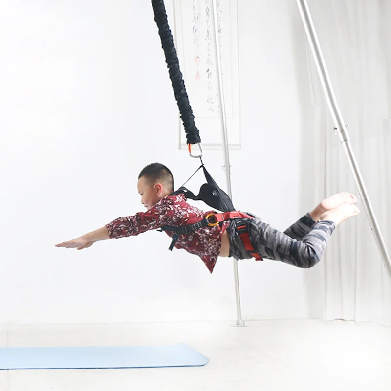 PRIOR FITNESS-Kids Aerial Yoga Vitality with Rope, Bungee Dance, Children\'s Hanging, 5-12 Years