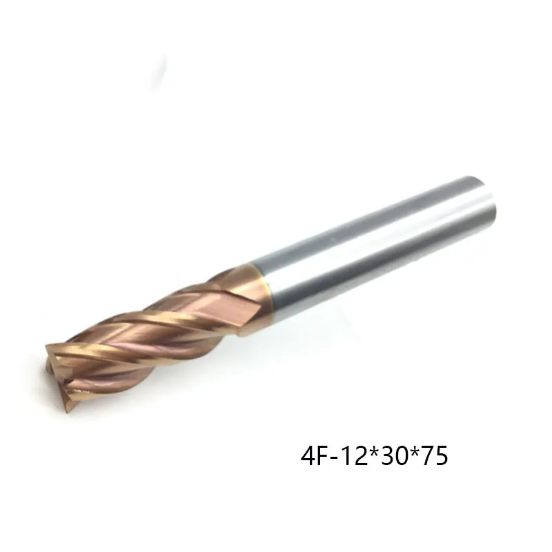 1PC HRC60 18มม.2F 3F 4F 100L เครื่องตัดอลูมิเนียมตัดใบพัดโลหะผสมแบน