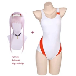 Zero Two Cosplay DARLING in the FRANXX Cosplay Costume CODE 02 Anime DARLING in the FRANXX Swimsuit Costume Zero Two