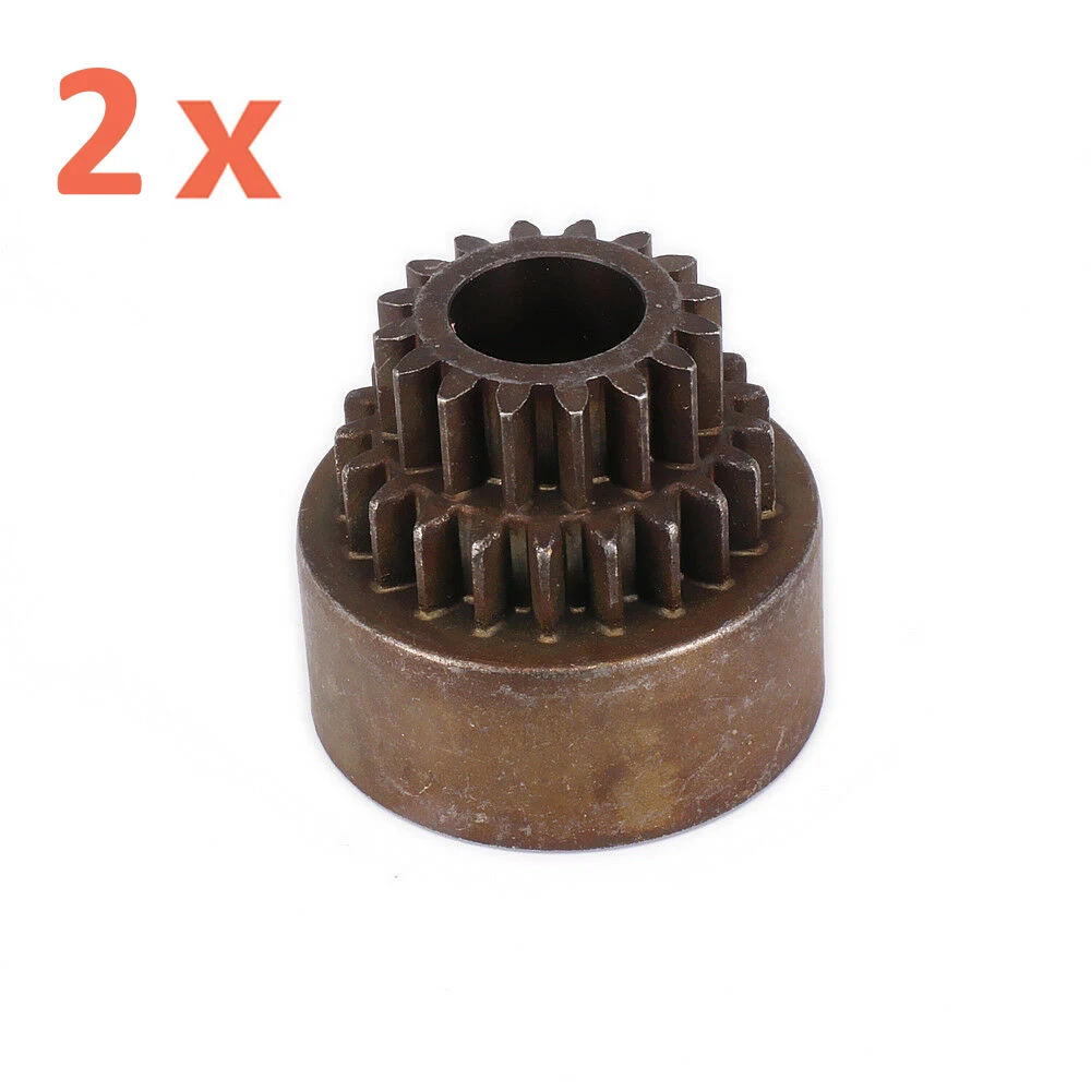 2PCS 02107 16T 16-21T  02023 Clutch Bell Gear for 1/10 or 14T for 1/8 Nitro Engine RC Monster Truck Car Parts 94188/94108