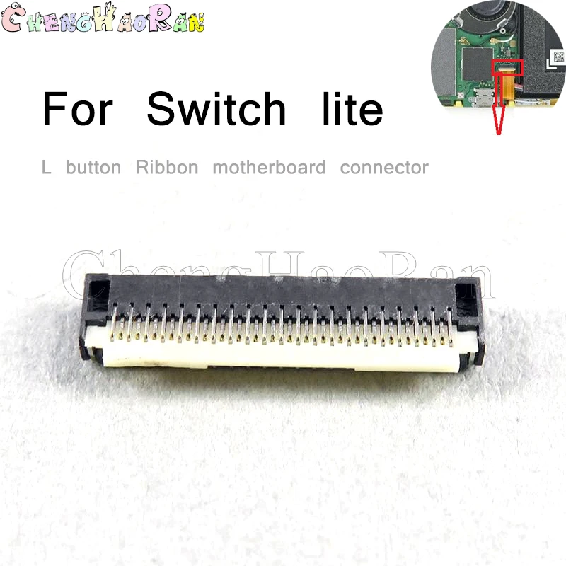 

20-50PCS Brand New for Nintendo Switch Lite Console L Button Ribbon Power Circuit flex FPC Connector plug socket 29pins on Board