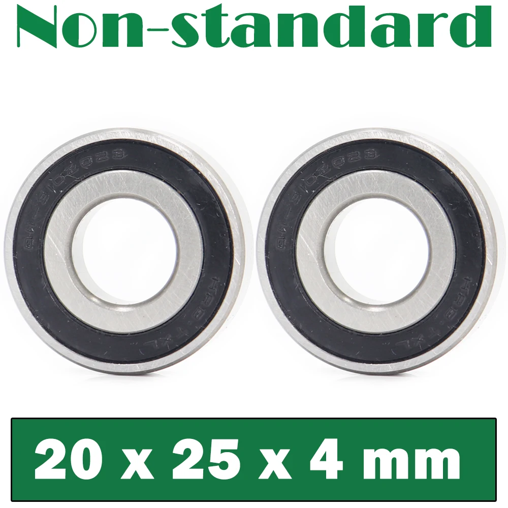 20254 Non-standard Ball Bearings ( 2 PCS ) Inner Diameter 20 mm Non Standard Bearing 20*25*4 mm