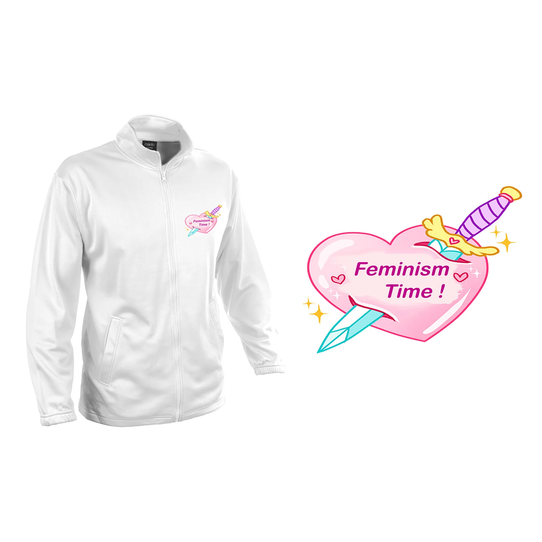 Jacket TECNICA 1 DRAWING LOGO HOUR FEMINIST jacket