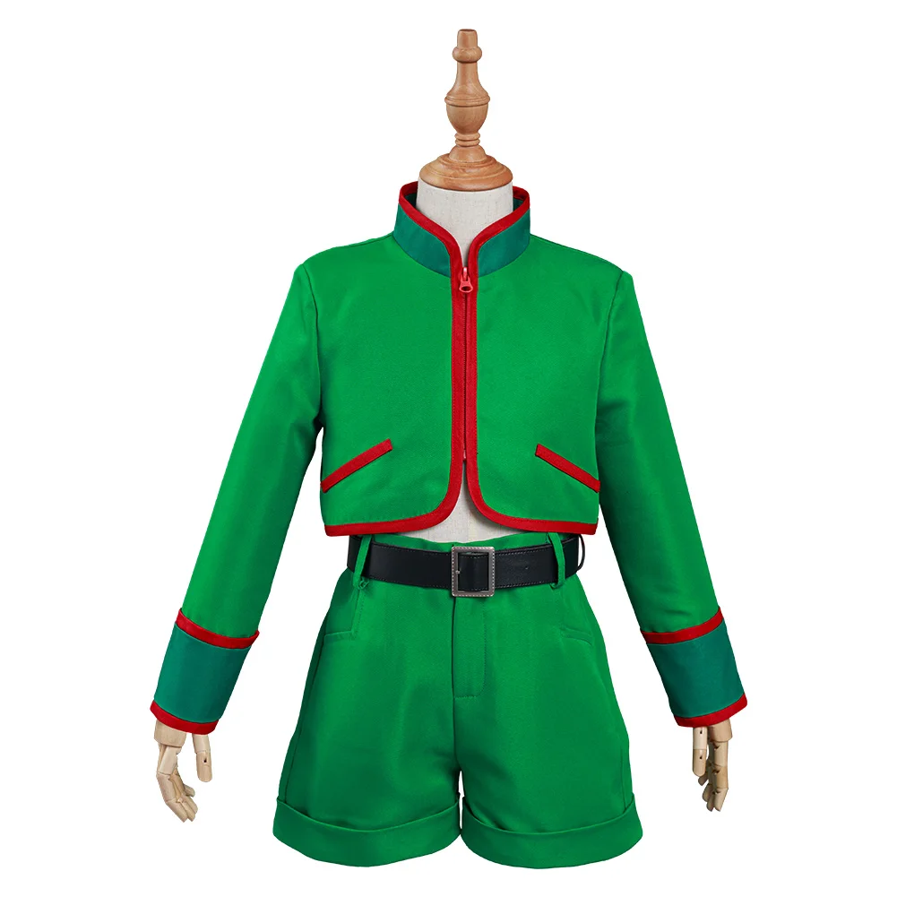 Gon Freecss Cosplay Costume Kids Children Top Pants Outfits Halloween Carnival Suit