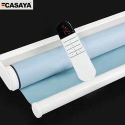 CASAYA Customized Electric Motorized Blinds, Daylight and Blackout, Rechargeable Tubular Motor, Smart Blinds for Home and Office