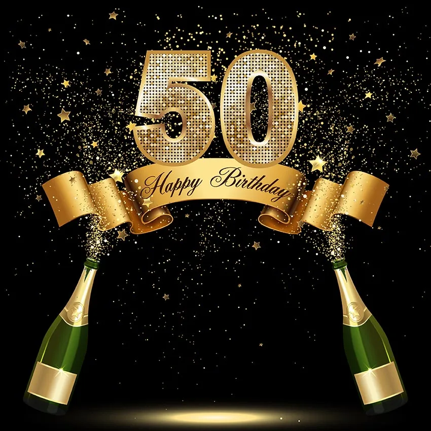 6x6ft  Spray Bottle Champagne Golden  Confetti Custom Photo Studio Seamless Background Backdrop Vinyl 180cm x 180cm