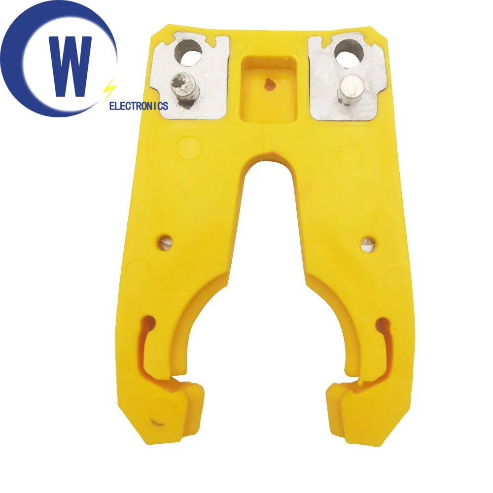 1 Stück automatischer Werkzeug halter iso 30 bt30 Werkzeug halter Befestigung automatischer Werkzeug wechsel Werkzeug halter gelb und weiß