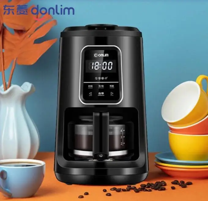 Donlim DL-KF1061 household Americano cafe machine auto diy drip coffee maker COOKER HOME TEA POT 0.7L auto grinder coffee bean