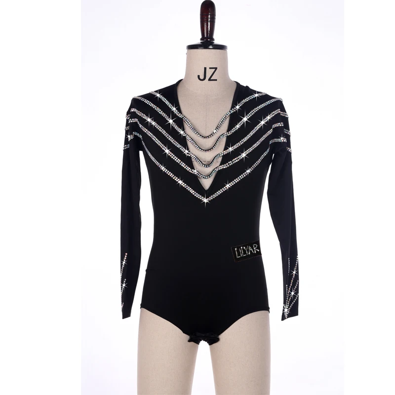 Latin Dance Top Latin Dancing Shirts Adult Kids Competition Performance Wear Salsa Square Professional Practice Clothing