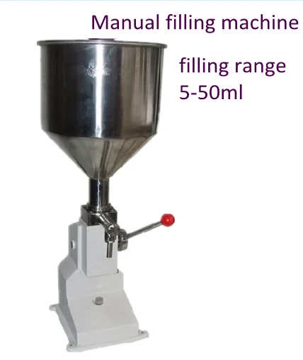 Ecnomy Small Capacity Manual Cream Paste Filling Machine(5-50ML)