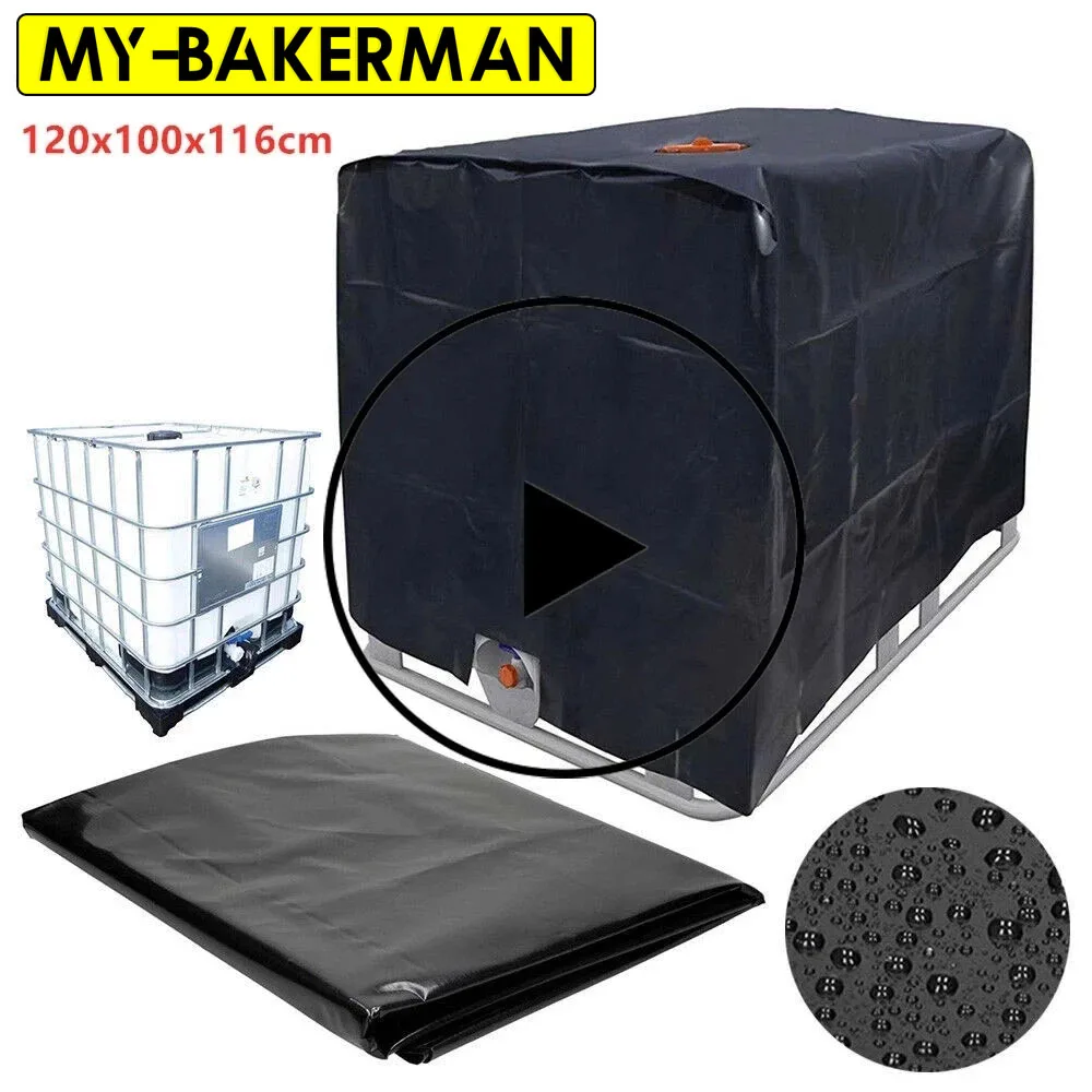 1000 liters ibc Water Tank Protective Cover Outdoor Garden Yard Rain Container Waterproof Dustproof Sun Protection Foil Covers