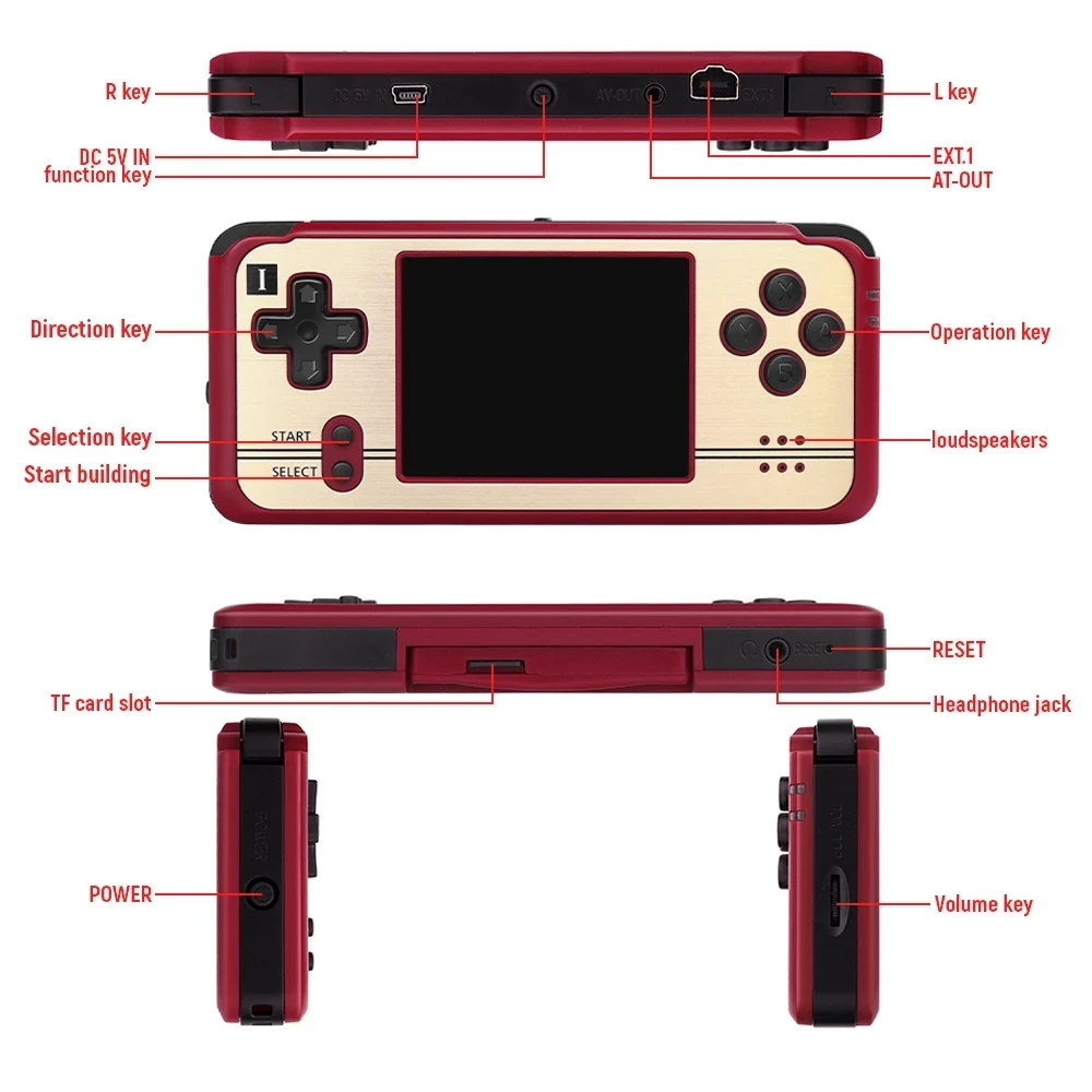 Imagem -05 - Retro Revo K101 Plus Handheld Video Game Player 64 Bit Suporta Saída de tv Jogo Gba Novo 2023