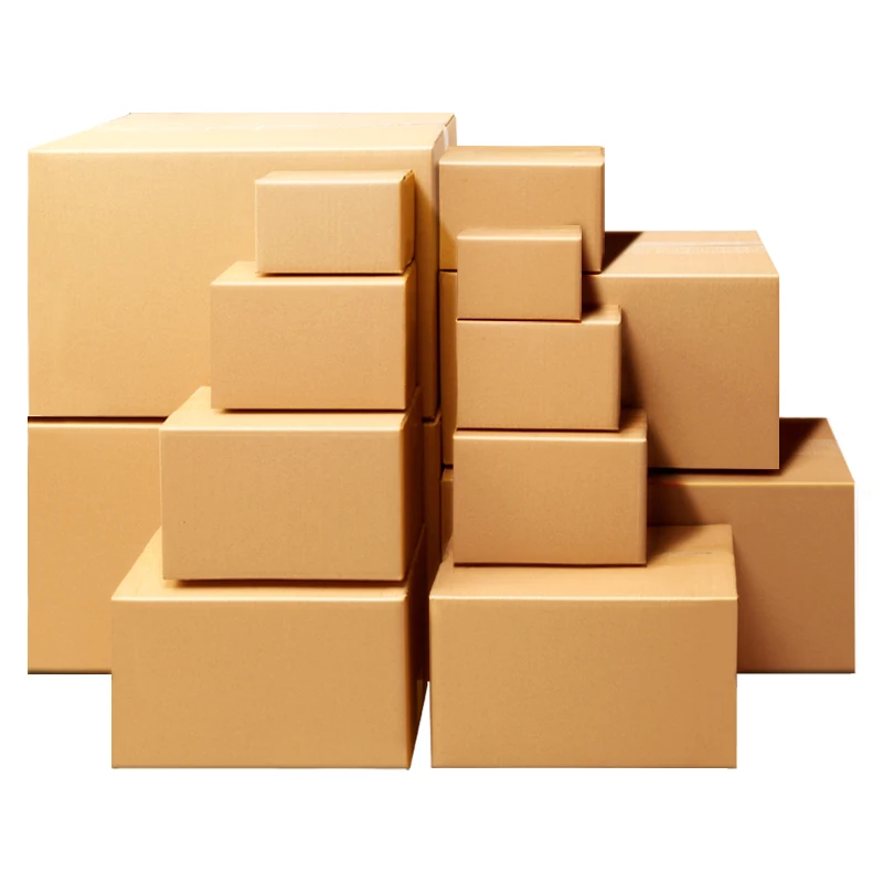 10 teile/los Großhandel harte 5 schichten karton Verpackung Box Kraft Papier Mailing Box Express Transport Karton Box