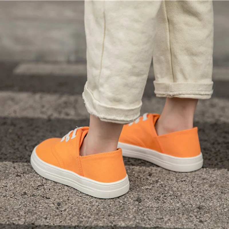 Loafers canvas shoes for children breathable kids sneakers for boys girls casual shoes non-slip candy colors breathable sneakers