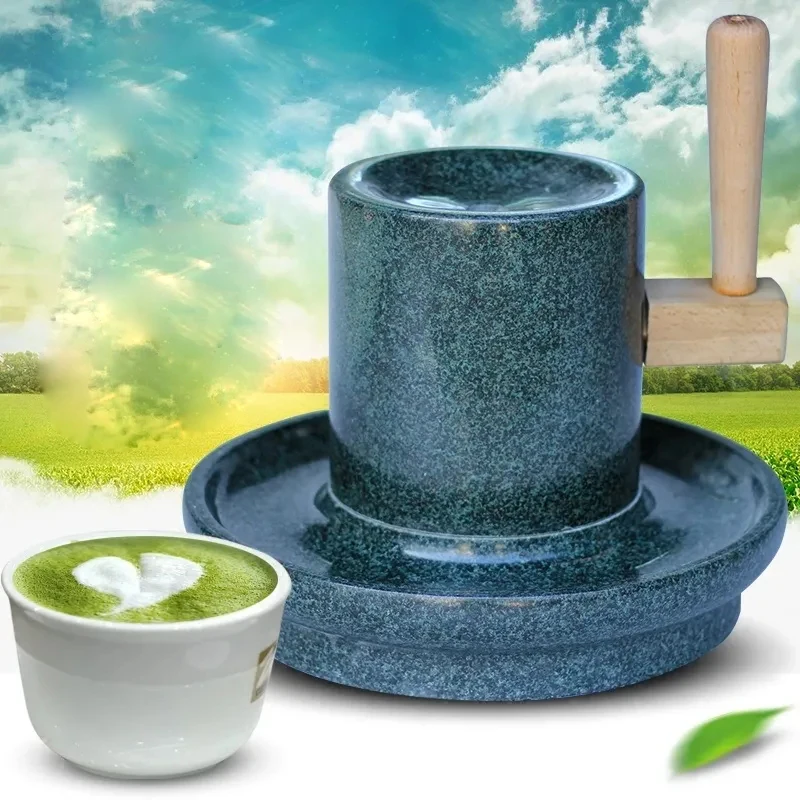 Matcha Grinder mill machine tea crusher Japan tea Manual rotation stone Small grinding plate maker Coffee beans Grinding powder