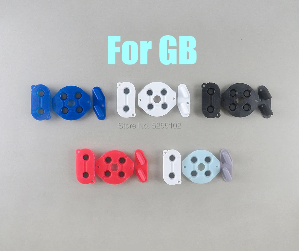 10sets Silicone Conductive Adhesive For Game Boy Classic GB Silicone Rubber Key Pad Console DMG System