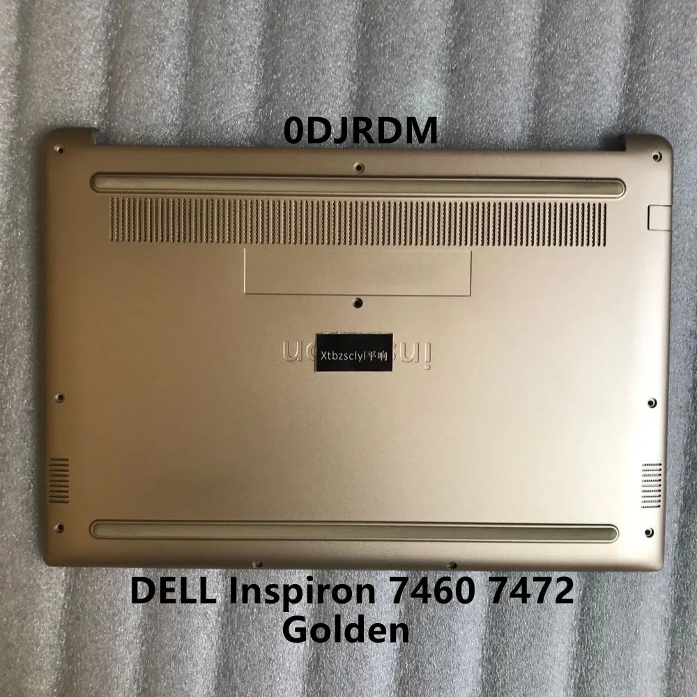 New For Dell Inspiron 14 7000 7460 7472 gold bottom case lower cover back cover laptop case 0DJRDM DJRDM