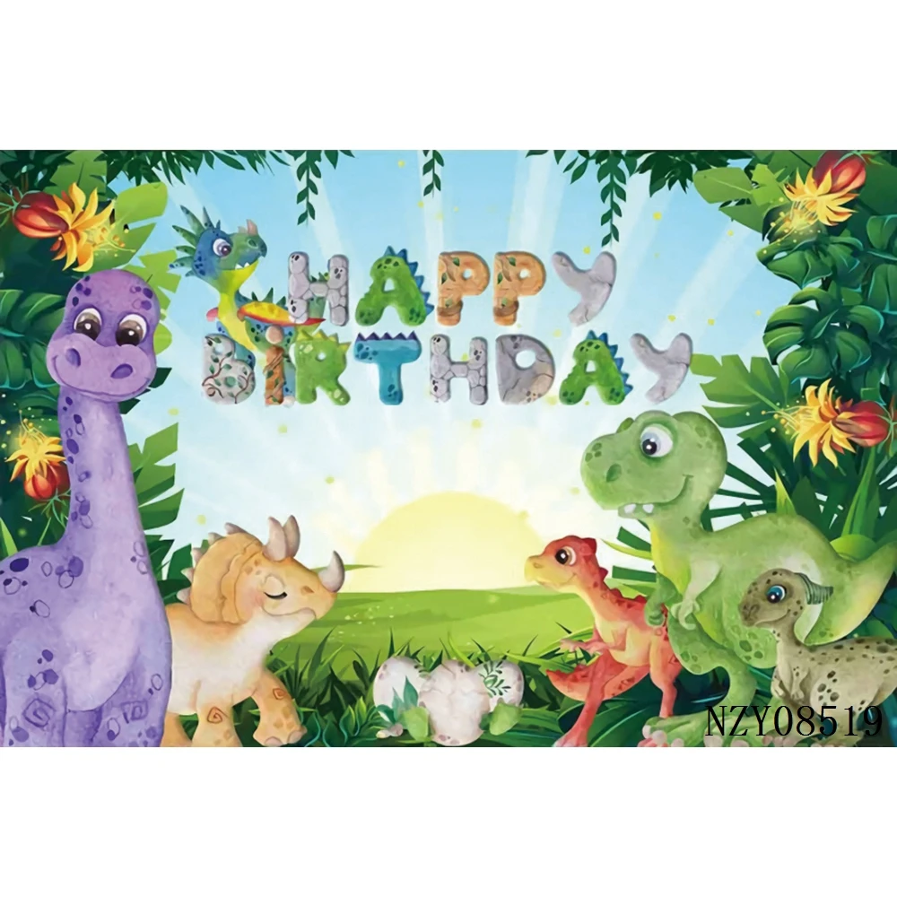 Yeele-خلفية حفلة عيد ميلاد للأطفال ، خلفية كرتونية على شكل حيوانات برية ، للتصوير الفوتوغرافي ، والمكالمات ، واستوديو الصور