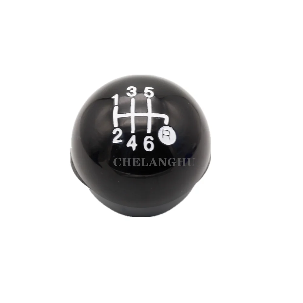 6 Speed Gear Shift Stick Knob Level Leather Boot For Fiat 500 500C 2007 2008 2009 2010 2011 2012 2013 2014 2015 2016 2017 2018