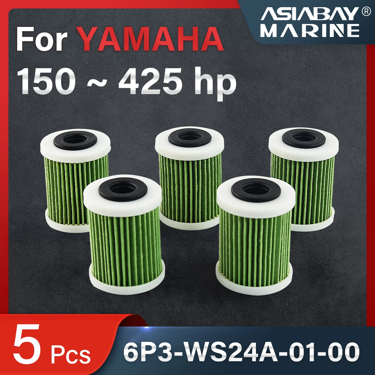 Fuel Filter 6P3-WS24A-01-00 For Yamaha Outboard Engine 150hp 200hp 225hp 250hp 300hp 350hp 425hp 6P3-24563-01-00 VZ150 To VZ300