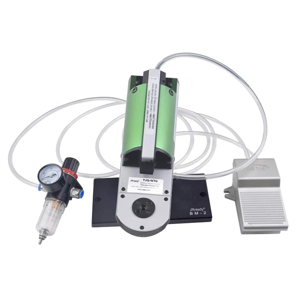 JRready ST4011 Pheumatic Crimp Tool Kit YJQ-W7Q 16-28AWG M22520/7-01 86-37 Adjustable Positioner Electronic Connectors