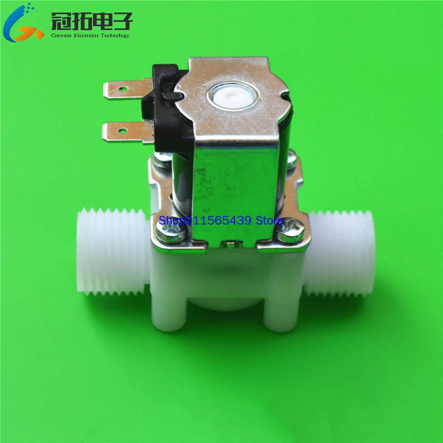 Solenoid valve four 4 in charge of external thread g1/2 pressurized inlet valve fish tank water tank plumbing control microcontr