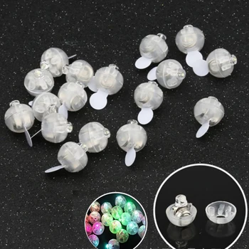 Boule Flash Led ronde 2020, 10 pièces, lampe, ballon lumineux, longue durée de veille pour lanterne en papier, décoration de fête de mariage