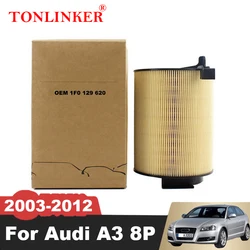 TONLINKER Air Filter 1F0129620 For Audi A3 8P 2003-2012 1.2TFSI 1.4TFSI 1.6MT 2.0FSI Sportback 8P1 8PA 3C012962 Car Accessories