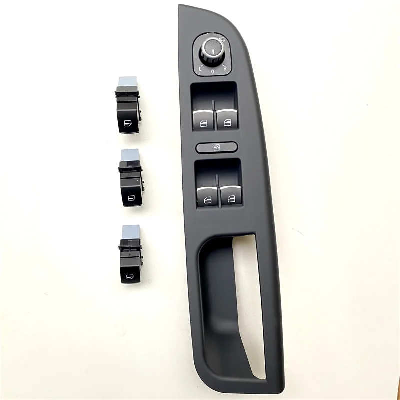 Left Driver Window Switch Control Panel Bracket Base Door Handle Car window switch 1K4 867 049 C For VW Golf Jetta MK5 2005-2010