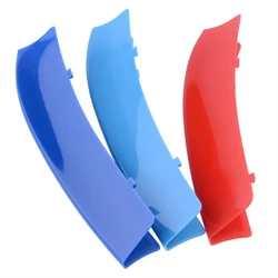 Sport M Style Color 7 Slat Grille Cover Clip Trim For BMW X1 E84 2010-2015 Front Kidney Grill Decorative Parts