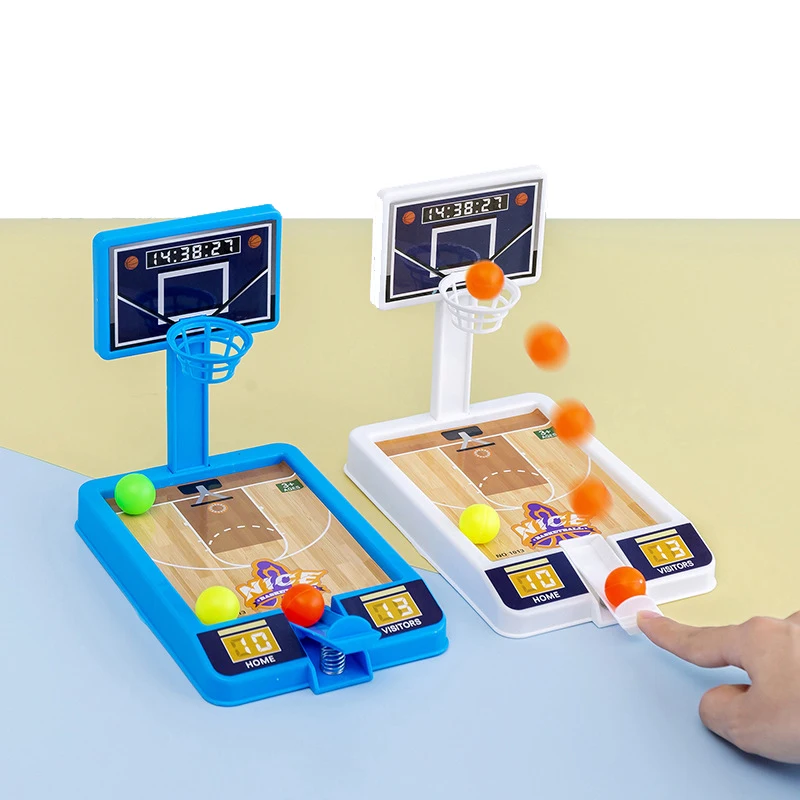 Sport 2 Player Game Mini Basketball Hoop Shooting Stand Toy Educational for Children Finger Basketball Shooting Family Game Toy